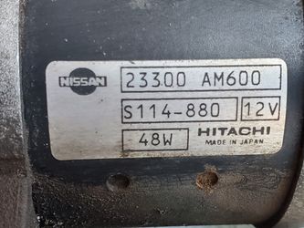 03 to 06 Nissan 350Z (starter)