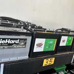 New And Rebuilt And Used Car Batterys 