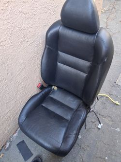 Black Acura TSX Driver Side Leather Car Seat