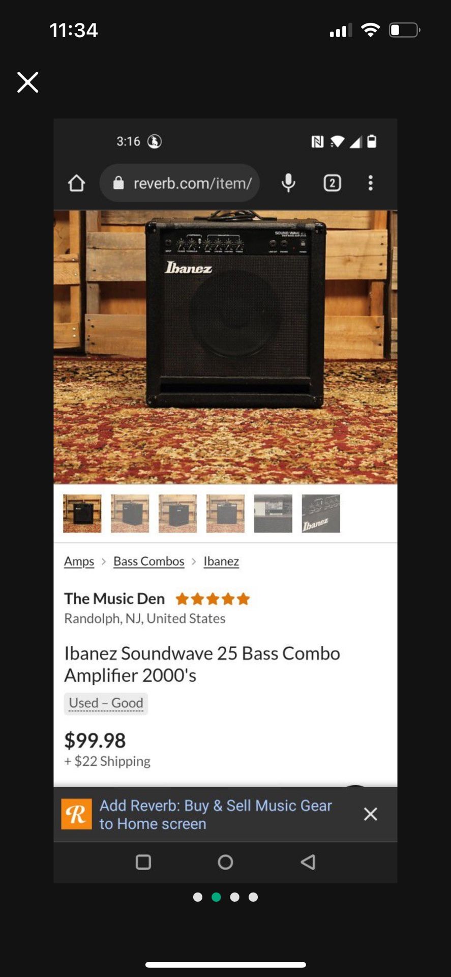 Subwoofer For Electric Guitar/ Bass Guitar