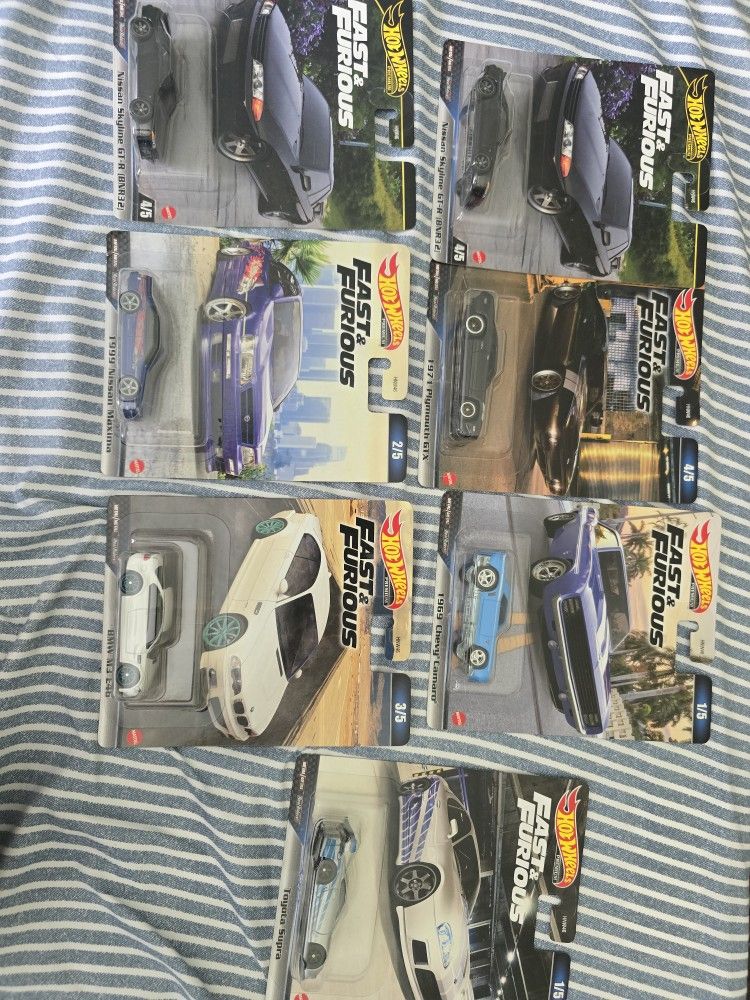 Hot Wheels Fast And Fursious $8-$10each Hmu