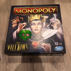 Disney Villains Monopoly - Never Opened