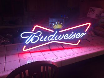 Budweiser neon light