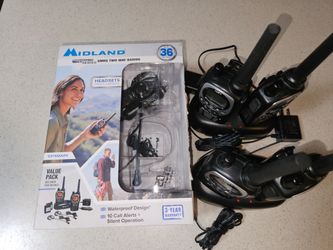 MIDLAND WALKIE TAKIE RADIOS