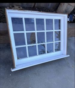 Wooden Custom Paned Window