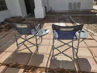 Coleman foldable deck/camping/fishing chairs