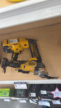 DeWalt Cordless Nail Gun and Oscillating Tool