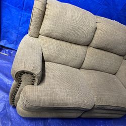 Loveseat, Couch Recliner Double-Sided Recliner. Must Go This Weekend.