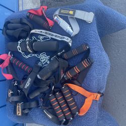 Gym Gear -  Barbell Covers , Tricep Ropes . Push Downs /Fly Handles Assorted ! Top Quality … 