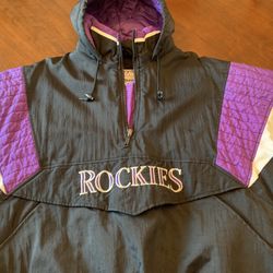 Colorado Rockies!Team Hooded Starter Jacket