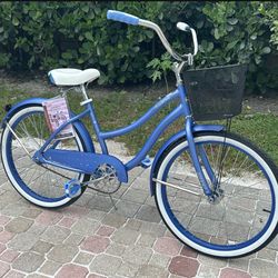 NEW 24 BEACH CRUISER 1 SPEED  READY TO RIDE