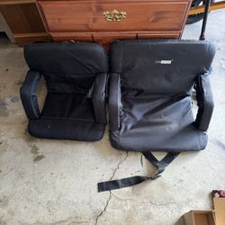 Portable Reclining Stadium Chairs - His And Hers