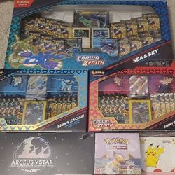 Pokemon Cards Sealed Collection Crown Zenith, Booster Box