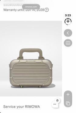 Rimowa titanium crossbody 16