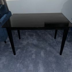 Small Black Wood Kitchen Table 