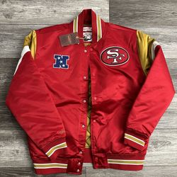 Men’s Mitchell & Ness San Francisco 49ers Jacket M