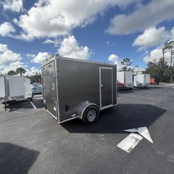 Trailer - 6x10 - Single axle - V nose