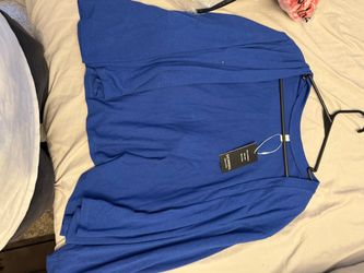 4xl blue shall with tags