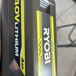 Ryobi 40v LITHIUM 4ah Battery  