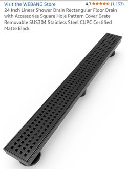 24 Inch Linear Shower Drain