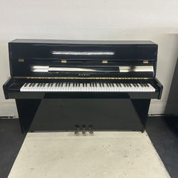 Black Kawai Upright Piano