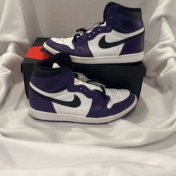 Jordan 1 High Retro Court Purple