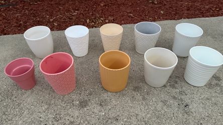 Mixed Set of 10 Small Vases OFFERS WELCOME