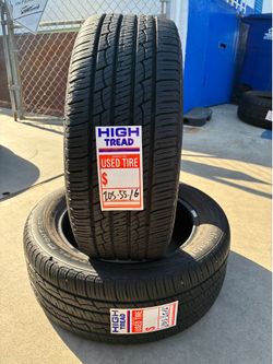 2 Continental Used Tires 205/55/16