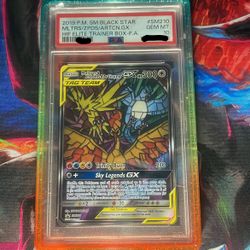 Pokemon PSA 10 Black Star Stain Birds GX