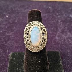Opalite Fillagree Ring 