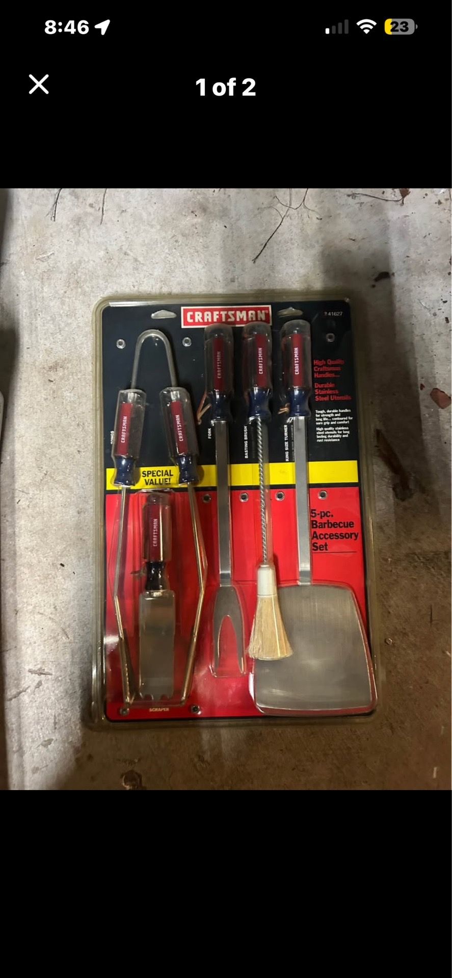 Craftsman BBQ Set