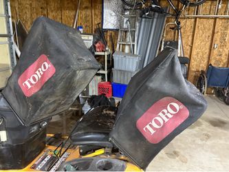 2   Toro bags  lawn mower
