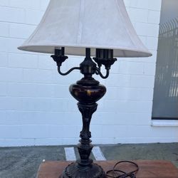 Barnes and Ivy Astor 34" High 4-Light Tortoise Shell Glass Table Lamp