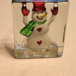 Snowman Tea Light Candle Holder 