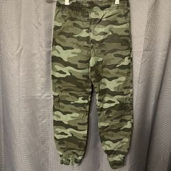 Boys Camo Lined Pants 