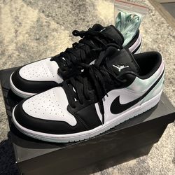 Air Jordan 1 Low SE  White Mint Foam Tie Dye Men’s 14