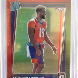 2021 Panini Donruss Football Optic Prizm Rated Rookie Seth Williams No.P-299