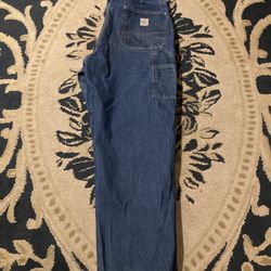 Blue Fire Resistant Carthartt Jeans