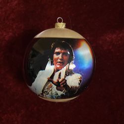 Elvis Presley Collectable Vintage  Satin Ornament