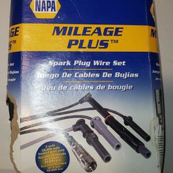 High Mileage Spark Plug Wire Set For Chevy  350 1970--74