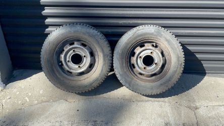 Two Subaru Loyale 13-inch stock steel wheels 4x140mm