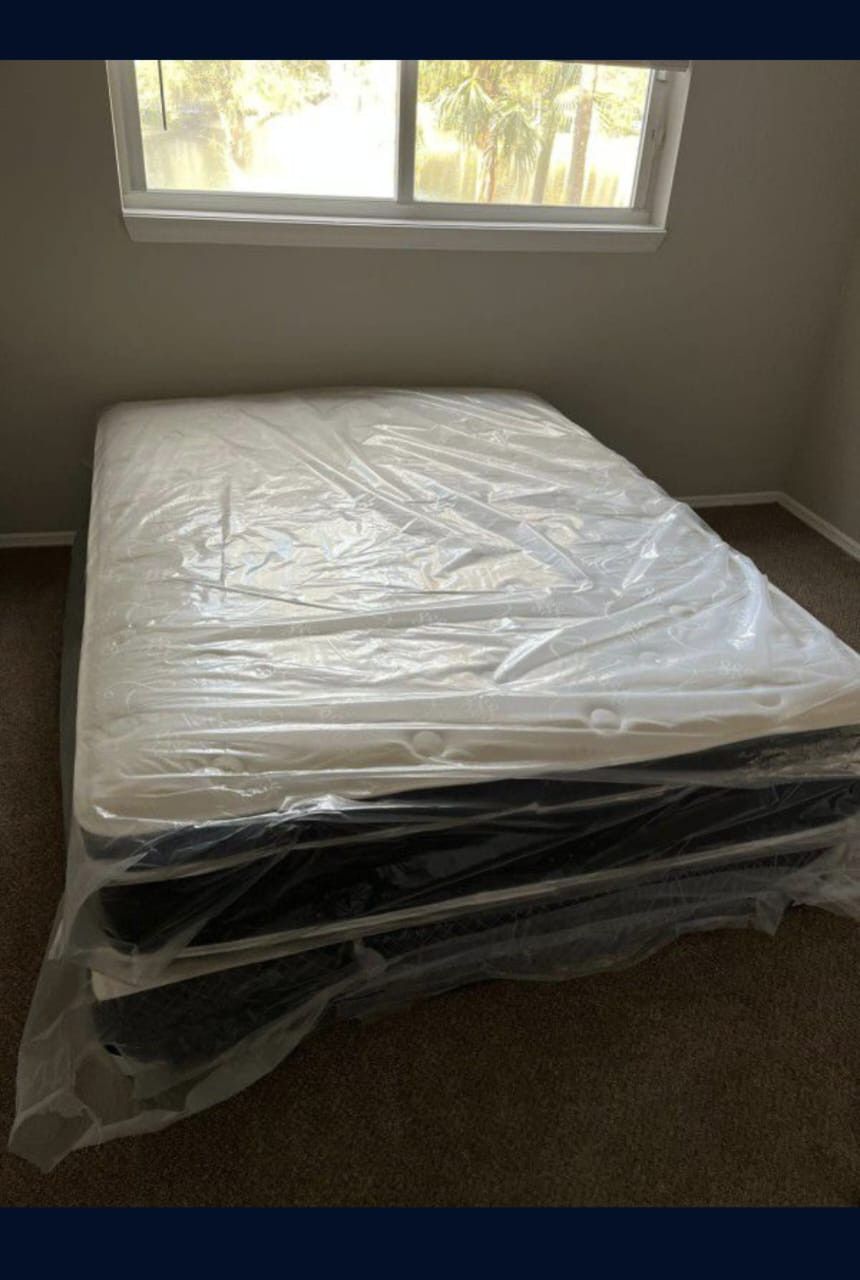 New Full MATTRESSES And Box Spring 2pcs Colchones Matrimonial FOR Home Use