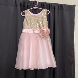 Rose Gold Dress Toddler Girls 5T