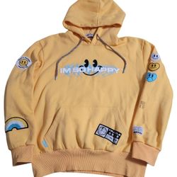 Authentic Cool Shirts "I'm So Happy" Hoodie Size Large *Clean*