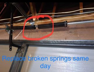 Broken Garage Door Torsion Spring