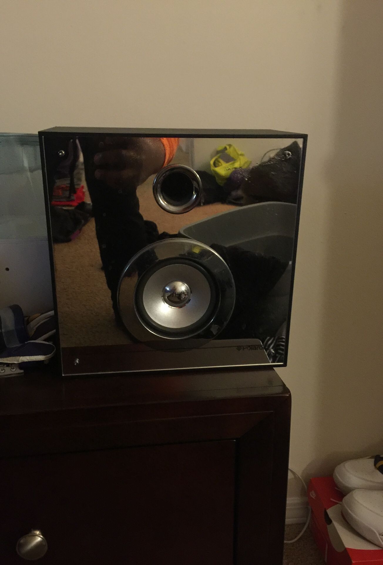 Mirror LED light Bluetooth radio