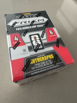 FIFA WORLD CUP CARDS!!! 2026 Prizm Soccer Blaster Box Sealed!!!