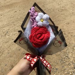 Crochet Flower Bouquet 