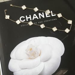 14K Yellow Gold Clover Chain Cadena de Trébol en Oro Amarillo 14K