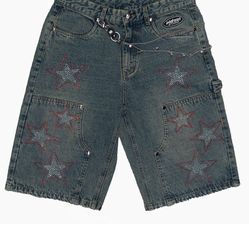 Watson Star Denim Shorts 